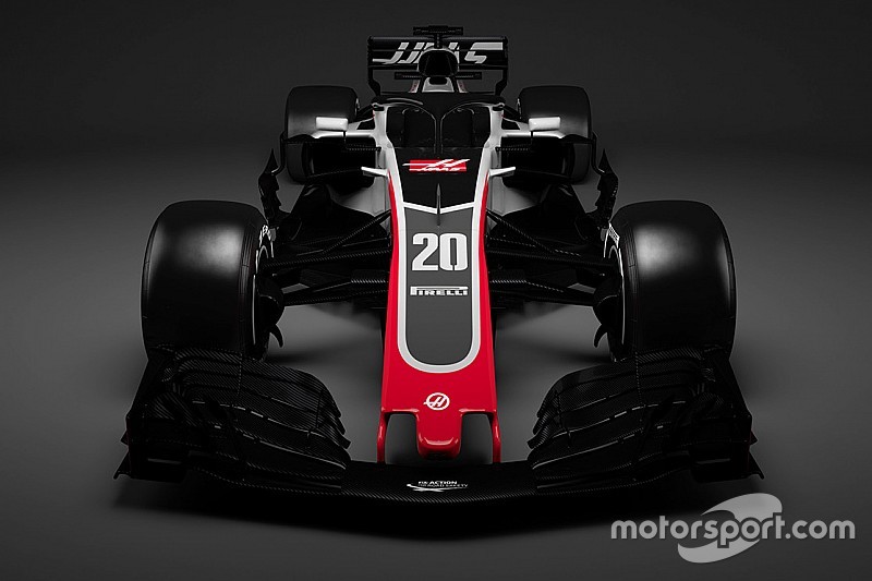 Slide view: Haas F1’s 2018 car v 2017 version