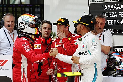 Hamilton salue le "meilleur travail" de Vettel et Ferrari