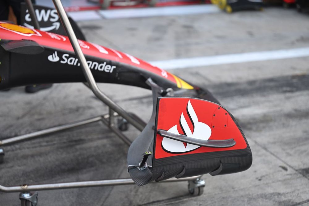 Ferrari SF-23 detalle del endplate