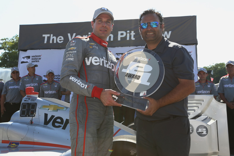 Ganador de la pole Will Power, Team Penske Chevrolet