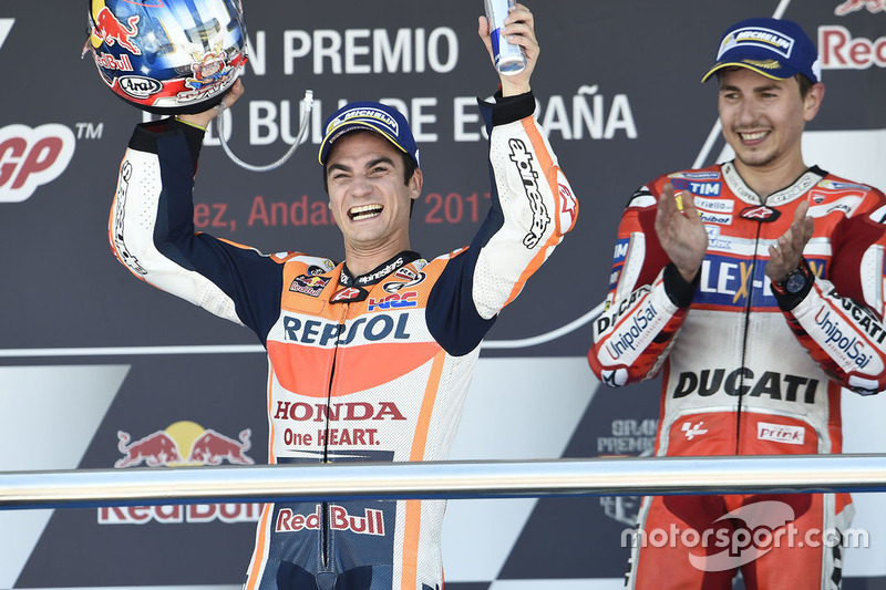 Podium: ganador, Dani Pedrosa, Repsol Honda Team