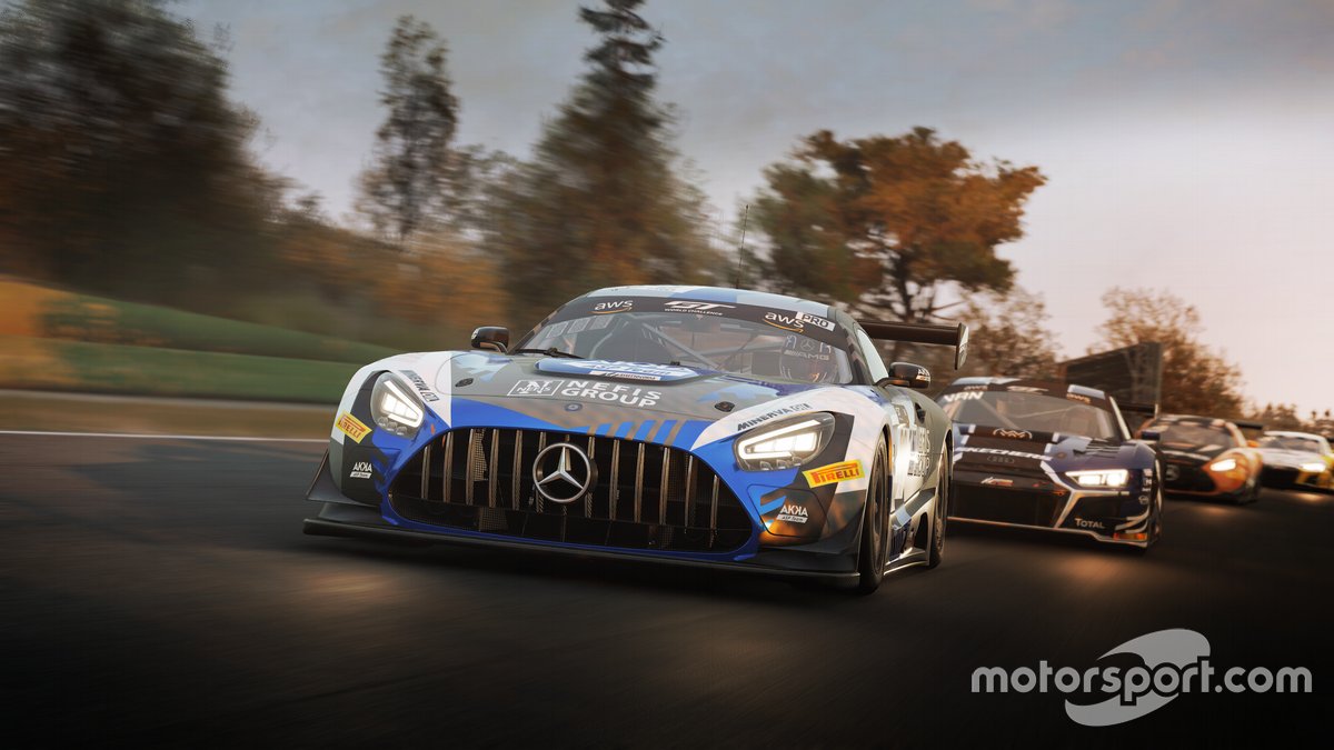 Hasil tangkapan layar gim Assetto Corsa Competizione DLC GT World Challenge 2020.
