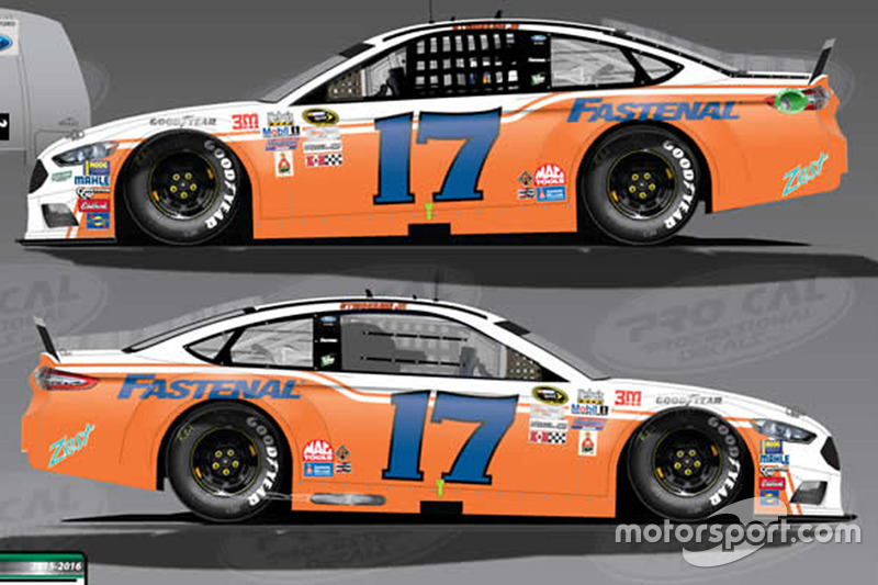 Throwback-Design von Ricky Stenhouse Jr., Roush Fenway Racing, Ford