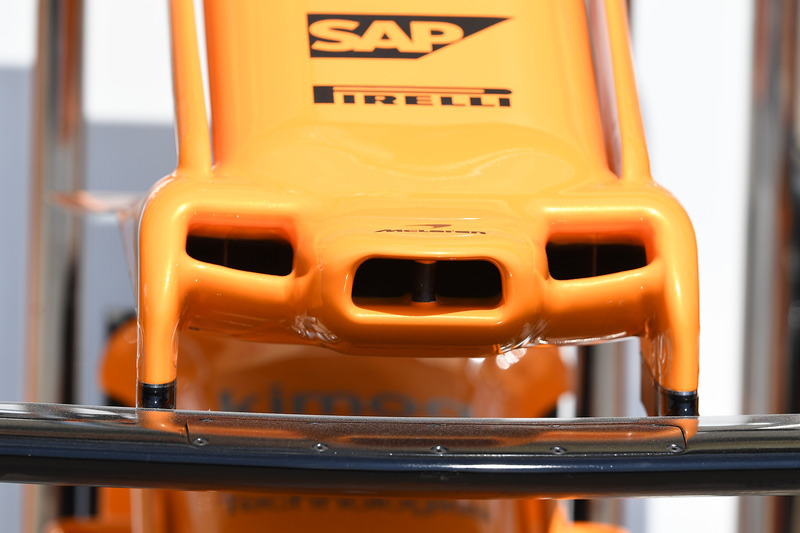 McLaren MCL33 detalle de la nariz