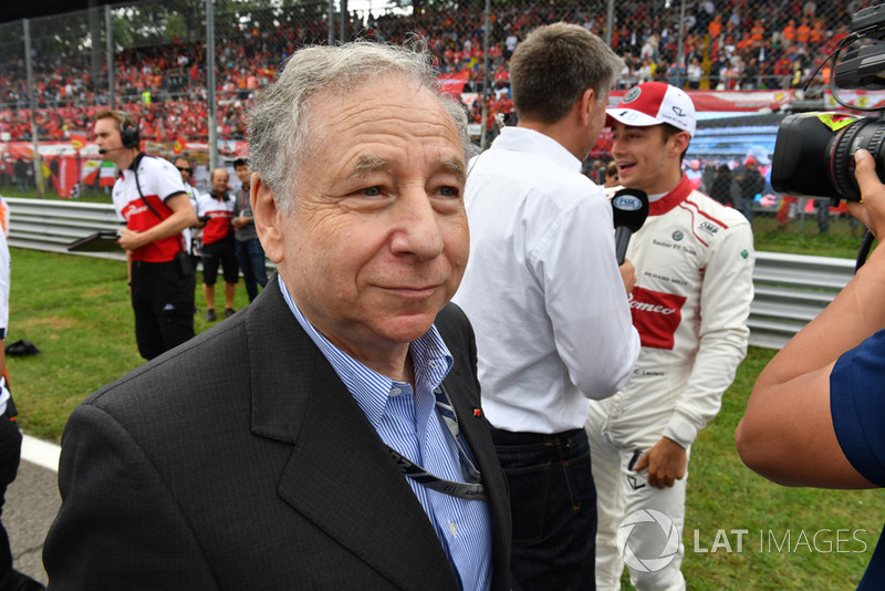 Jean Todt, FIA President on the grid 