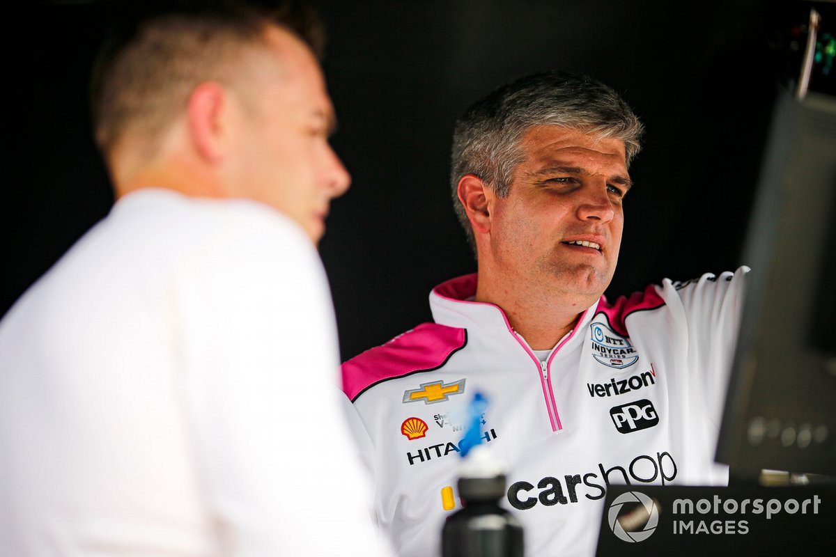 With race engineer Jonathan Diuguid.