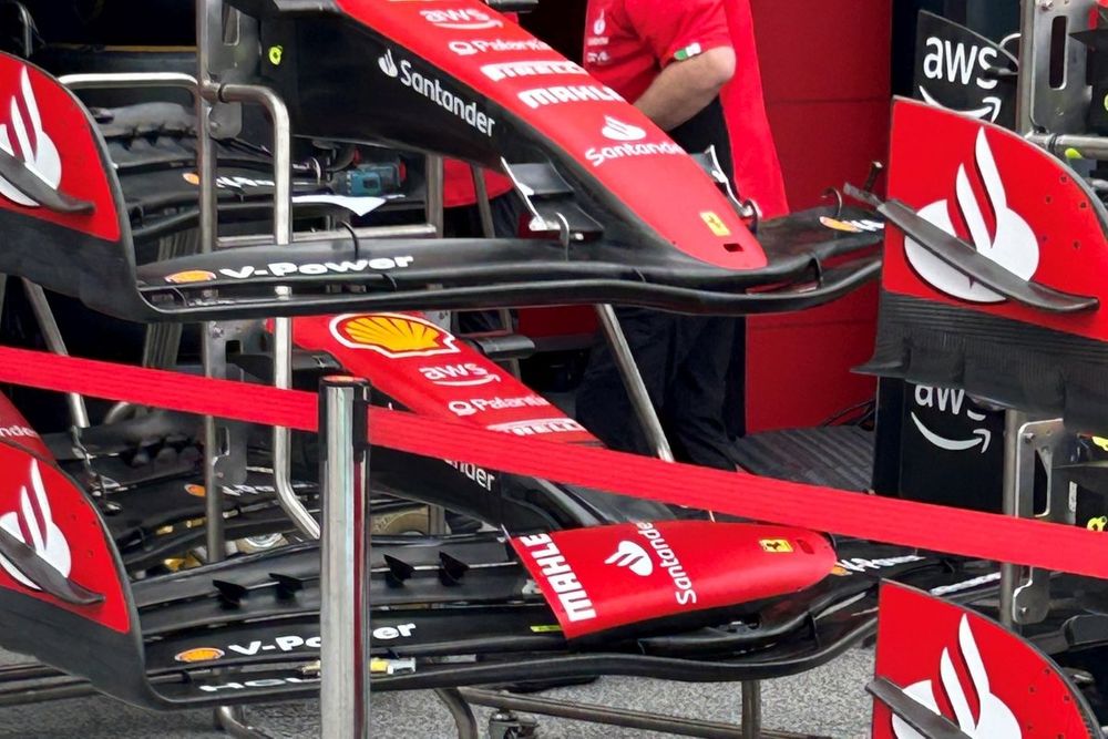 Alerón delantero del Ferrari SF-23