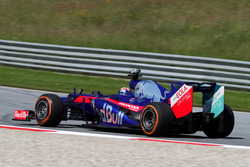 Marc Marquez tests the Toro Rosso F1 car