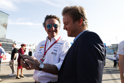 Alejandro Agag, CEO, Formula E, with Nico Rosberg, Formula 1 World champion, Formula E investor