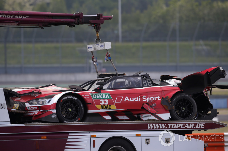 Розбита машина Рене Раста, Audi Sport Team Rosberg