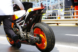 Bike von Marc Marquez, Repsol Honda Team, nach Sturz