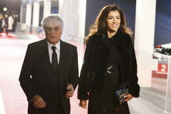 Bernie Ecclestone mit seiner Frau Fabiana Flosi