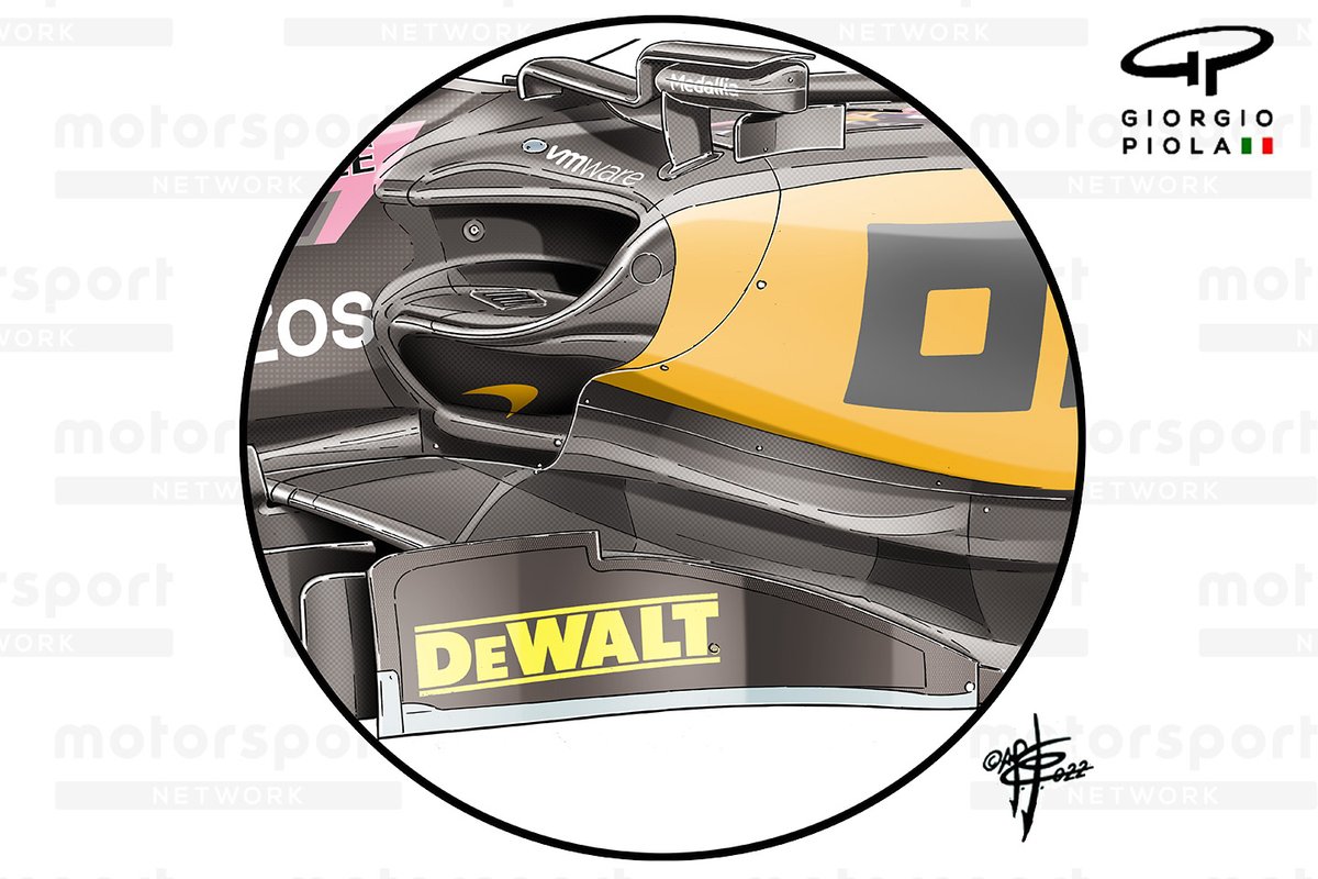 McLaren sidepod detay
