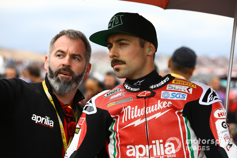 Phil Marron, Eugene Laverty, Milwaukee Aprilia