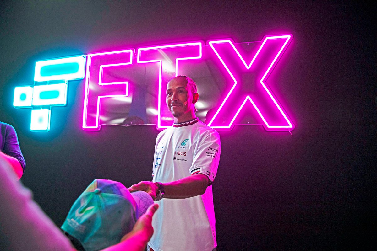 Lewis Hamilton, Mercedes attends FTX Off The Grid