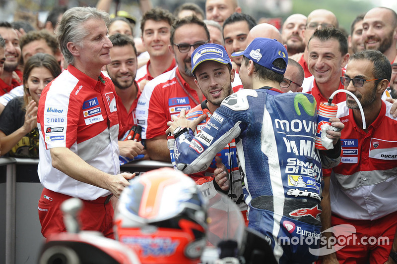 Андреа Довіціозо, Ducati Team, Хорхе Лоренсо, Yamaha Factory Racing