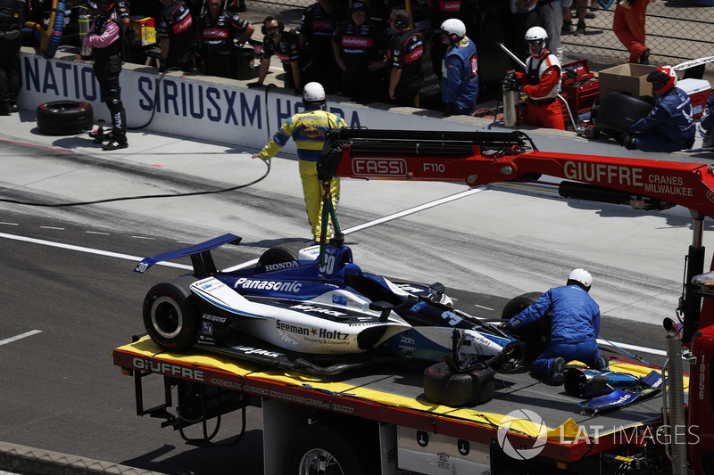 L'incidente di Takuma Sato, Rahal Letterman Lanigan Racing Honda