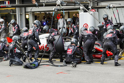 Пит-стоп: Ромен Грожан, Haas F1 Team VF-18