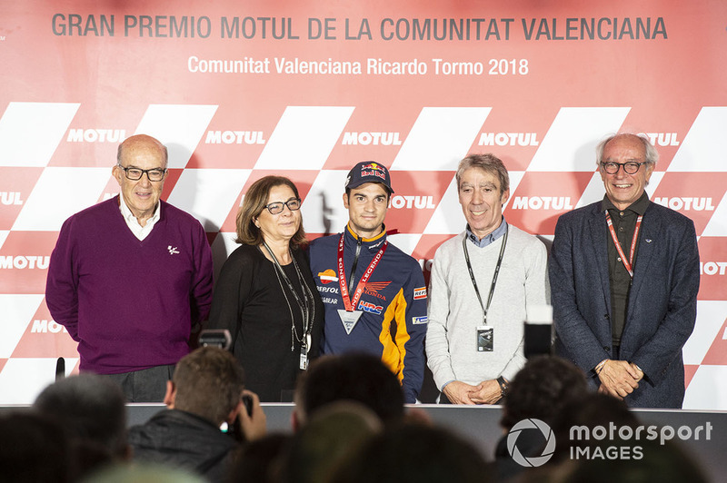 Dani Pedrosa, Repsol Honda Team met zijn ouders