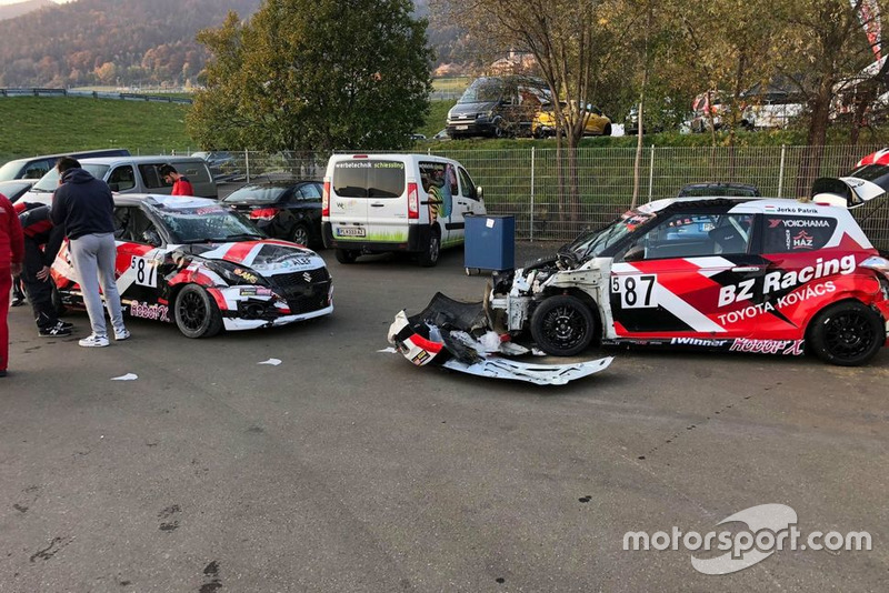BZ Racing, Red Bull Ring, crash