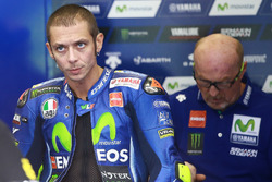 Valentino Rossi, Yamaha Factory Racing, mit Crewchief Silvano Galbusera