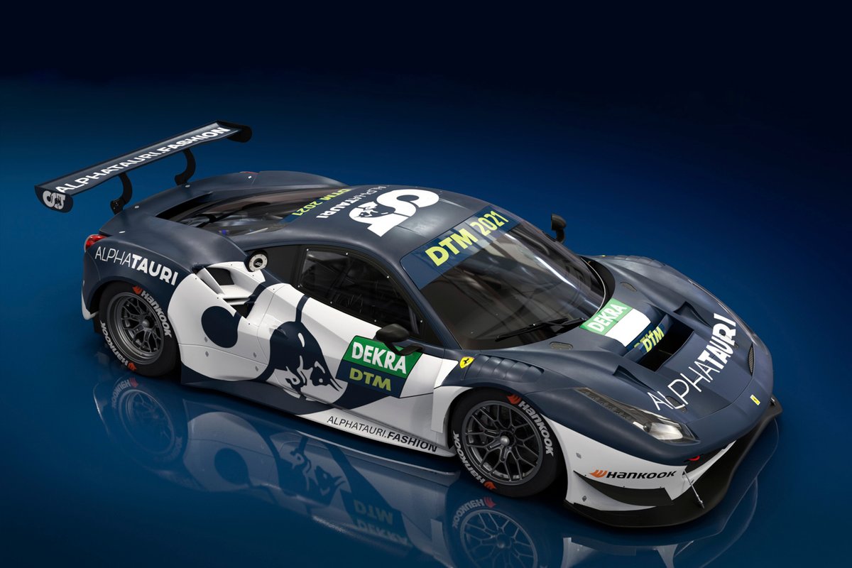 AF Corse Alpha Tauri-wagen van Alex Albon en Nick Cassidy