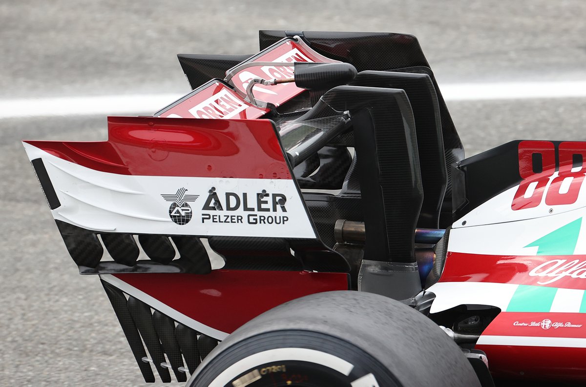 Alfa Romeo C41 rear wing detail