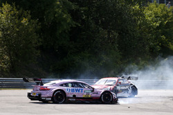 Crash Lucas Auer, Mercedes-AMG Team HWA, Mercedes-AMG C63 DTM, Nico Müller, Audi Sport Team Abt Sportsline, Audi RS 5 DTM