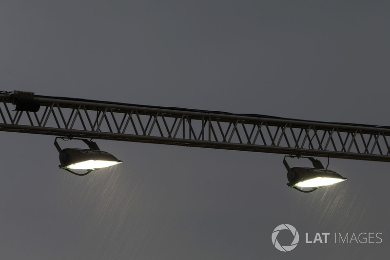 Lights and rain