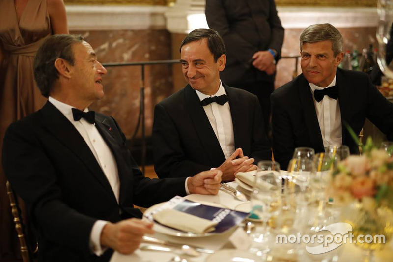 Pierre Fillon con Lindsay Owen Jones y Fritz Enzinger
