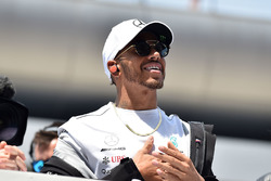 Lewis Hamilton, Mercedes-AMG F1 on the drivers parade