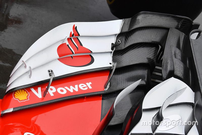 Ferrari SF70H ön kanat detay
