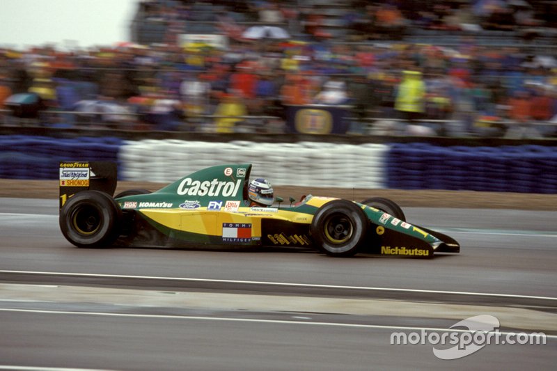 Mika Hakkinen, Lotus 107 Ford, al GP del Brasile del 1992