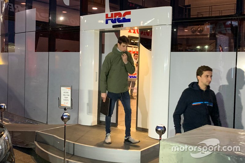 Alex Marquez, Honda HRC motorhome