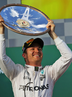 Podium: winnaar Nico Rosberg, Mercedes AMG F1 Team