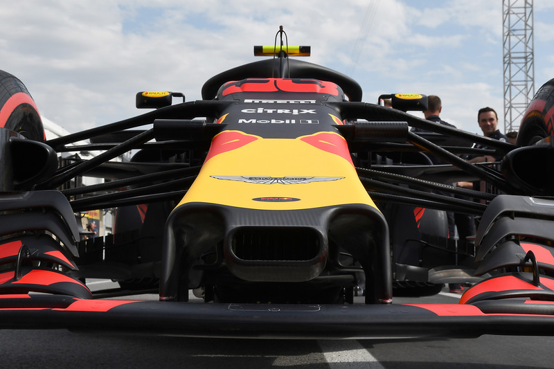Red Bull Racing RB14 detalle de la nariz