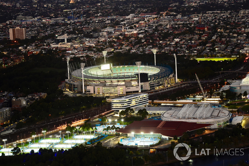 Atmosfer Melbourne şehir genel görünüm