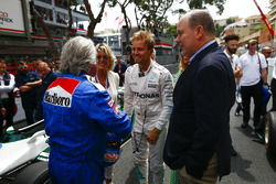 Keke e Nico Rosberg con il Principe Alberto di Monaco