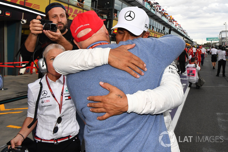 Pole pozisyonu sahibi Lewis Hamilton, Mercedes-AMG F1