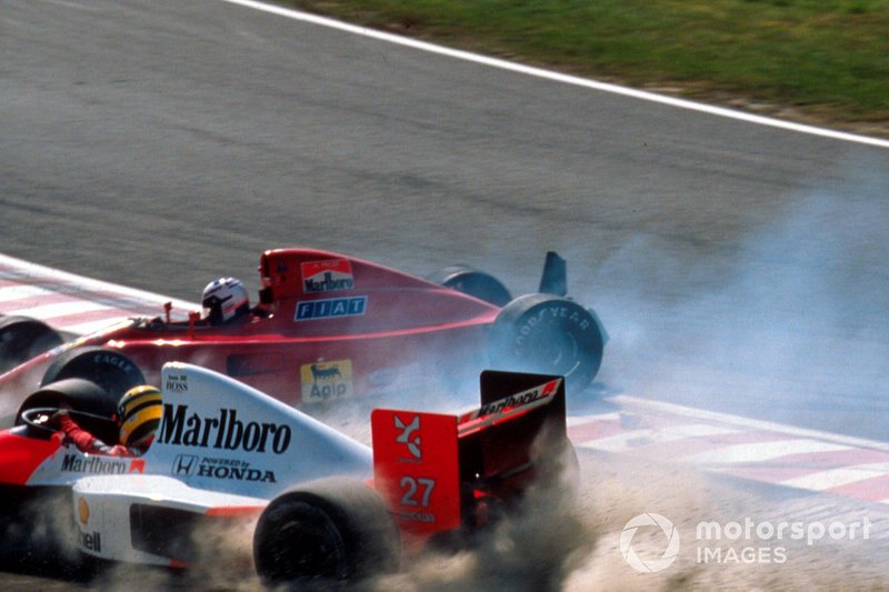 Столкновение Алена Проста, Ferrari 641, и Айртона Сенны, McLaren MP4/5B, на ГП Японии 1990 года