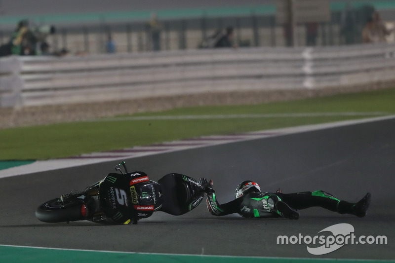 Johann Zarco, 11 kali kecelakaan