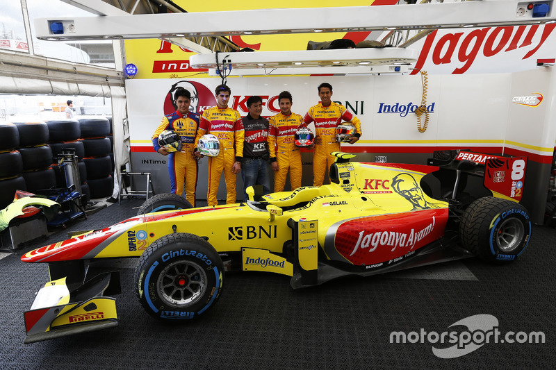 Philo Paz Armand, Trident, Antonio Giovinazzi, PREMA Racing, Mitch Evans, Pertamina Campos Racing, Sean Gelael, Pertamina Campos Racing (2016)