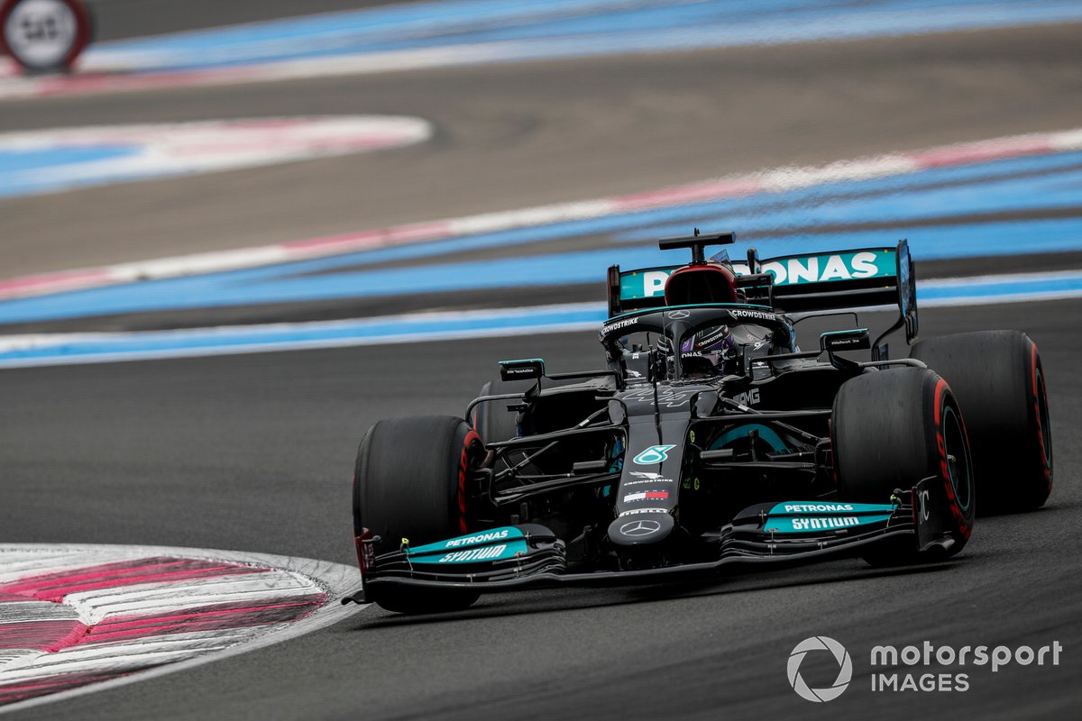 P2 Lewis Hamilton, Mercedes W12