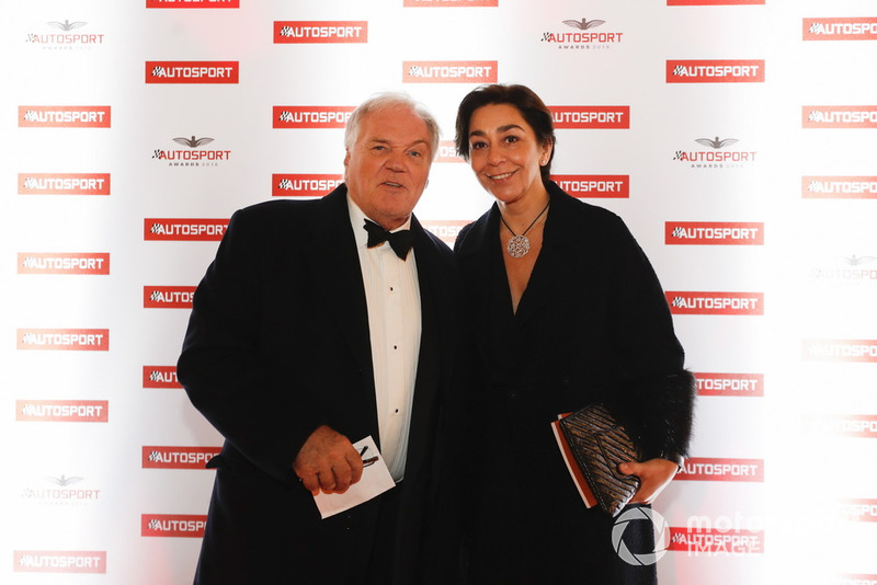 Patrick Head con la moglie agli Autosport Award