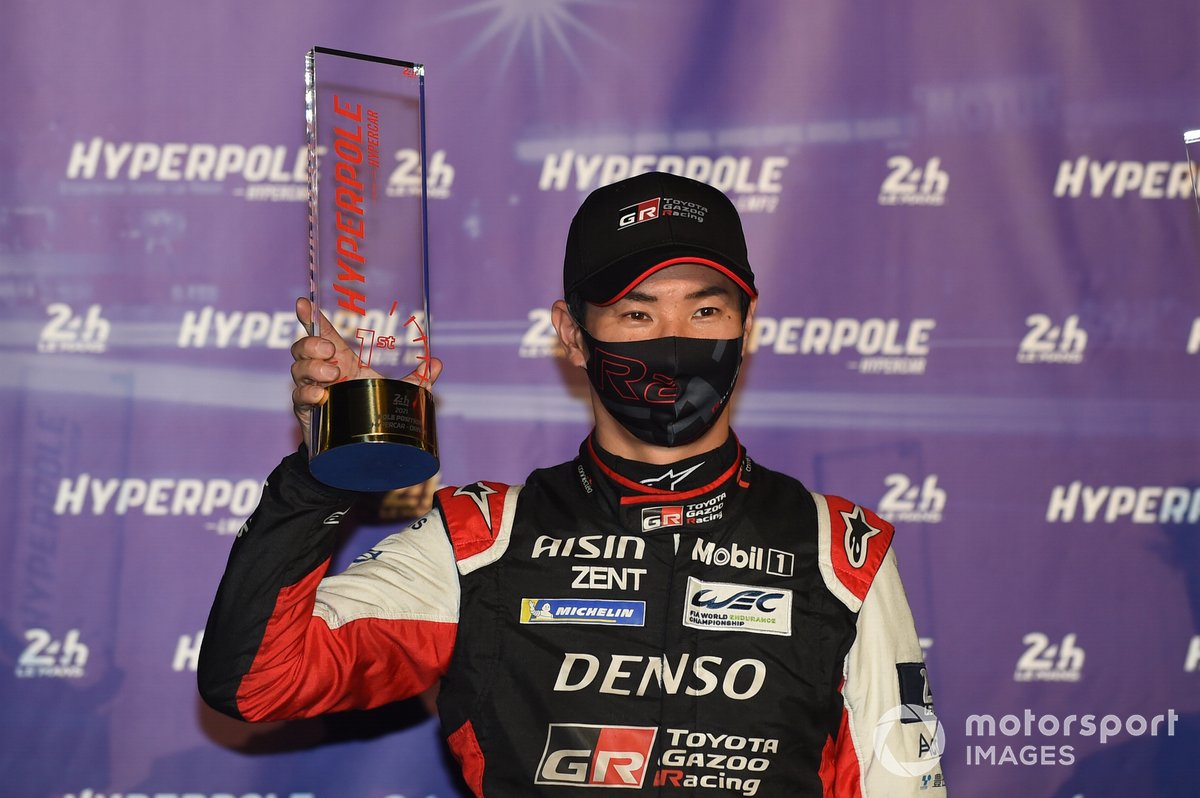 Pole sitter #7 Toyota Gazoo Racing Toyota GR010 - Hybrid Hypercar, Kamui Kobayashi
