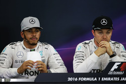 Прес-конференція: Льюіс Хемілтон, Ніко Росберг, Mercedes AMG F1