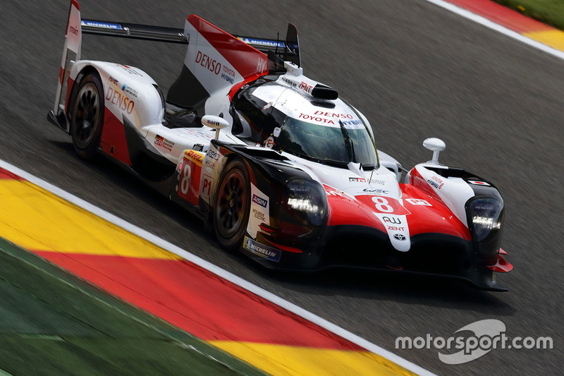 #8 Toyota Gazoo Racing Toyota TS050: Sébastien Buemi, Kazuki Nakajima, Fernando Alonso