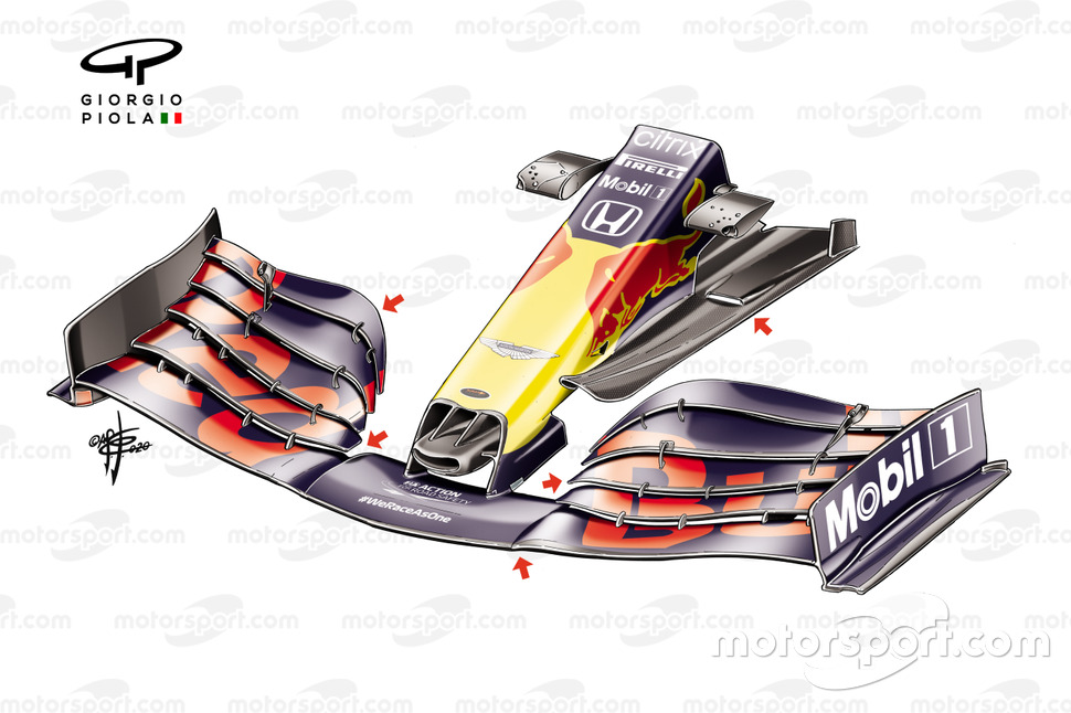 Переднее антикрыло Red Bull Racing RB16, Гран При Турции