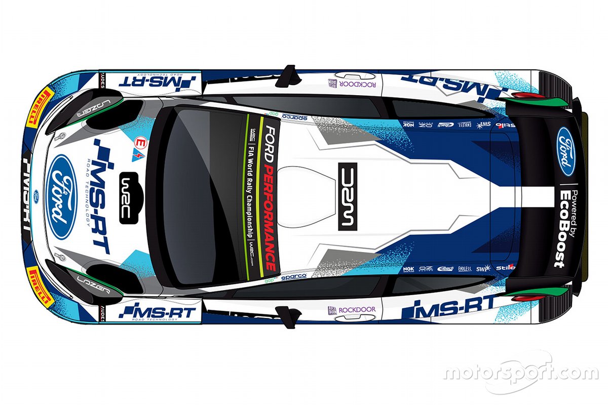 Piccole modifiche di livrea per il WRC 2021 sulla Ford Fiesta WRC Plus M-Sport