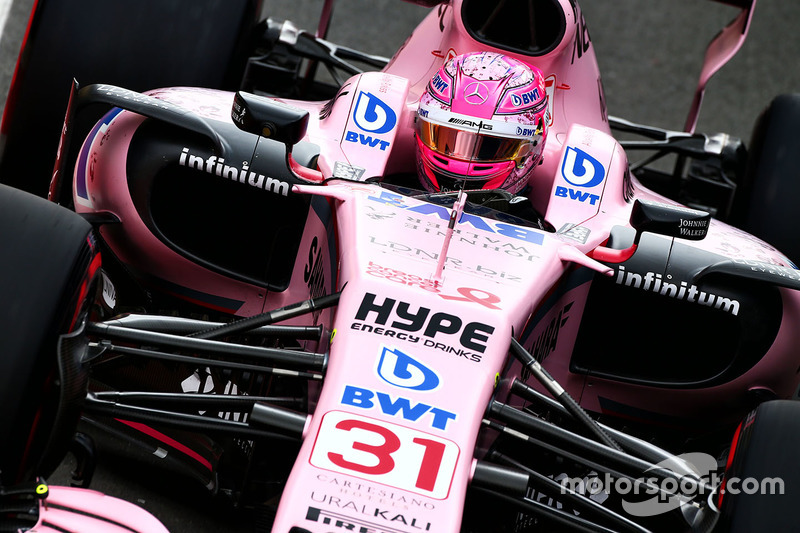 11. Esteban Ocon, Sahara Force India F1 VJM10